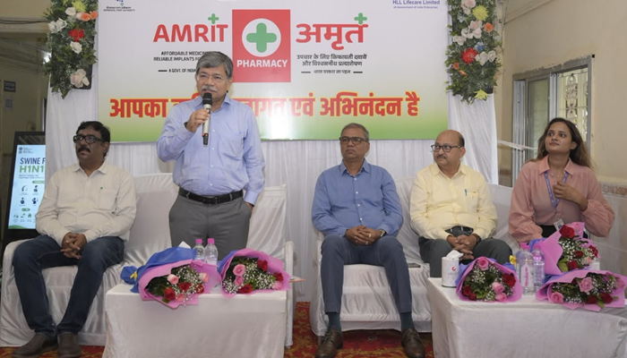 Sushil Kumar Singh inaugurates AMRIT Pharmacy at DPA Hospital